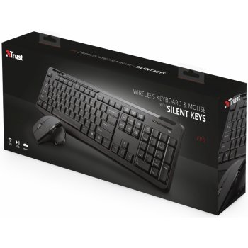 Trust Evo Silent Wireless Keyboard with mouse 21383