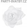 Svatební autodekorace Růže lepící průměr 9cm, 3 ks bílá