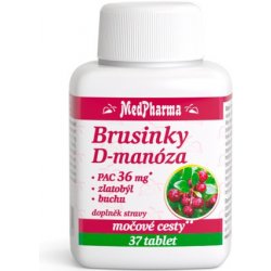 MedPharma Brusinky+D Manóza Urologická forální tbl.y 37