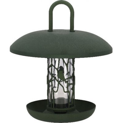 Esschert Design Krmítko pro ptáky na semínka závěsné Chifchaff 26 x 30 cm zelené – Zboží Dáma