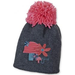 Sterntaler Girls Čepice Beanie antracit melange