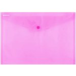 Obálka s drukem průhledná A4 PP, červená – Zboží Dáma