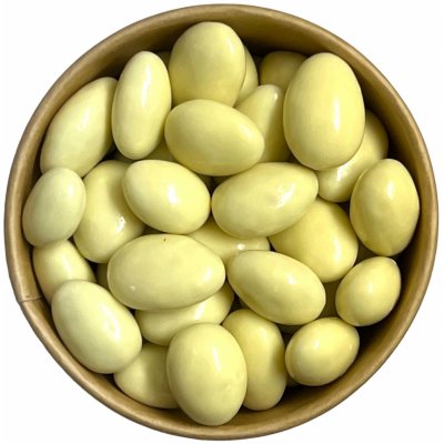 Nutworld Svatební ořechový dárek - sáček se srdcovým průzorem 30g více druhů Jaké mandličky zvolíme: Mandle v bílé čokoládě – Zboží Dáma