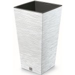 Prosperplast Květináč FURU SQUARE 26,5 cm bílý – Sleviste.cz