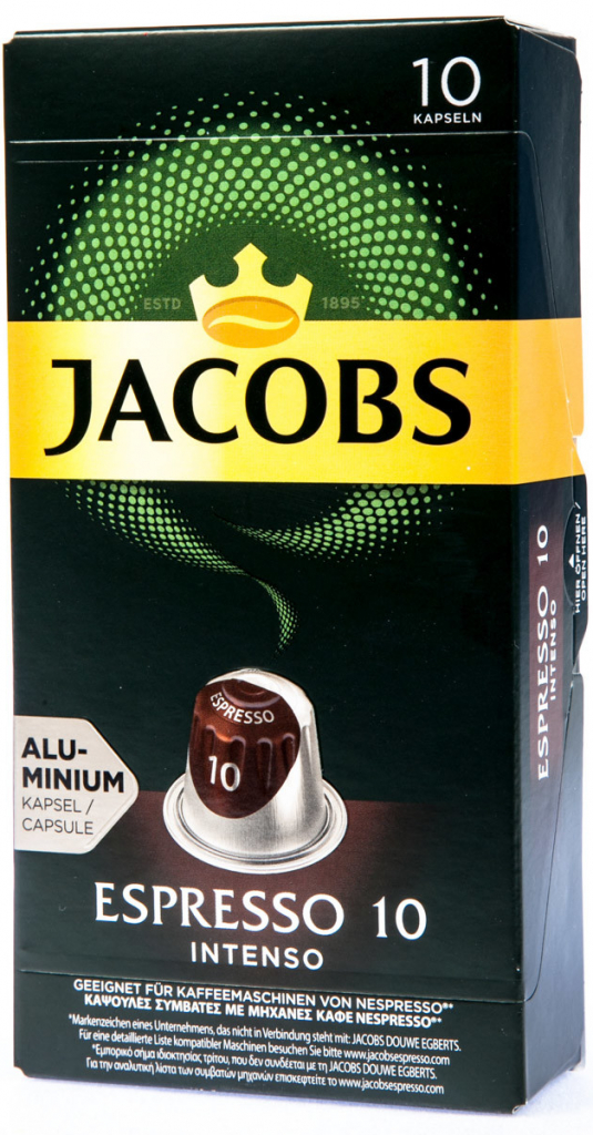 Jacobs Espresso Intenso inenzita 10 10 ks od 70 Kč - Heureka.cz