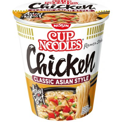 Cup Noodles Instantní nudlová polévka s kuřecí příchutí v asijském stylu 63 g – Sleviste.cz
