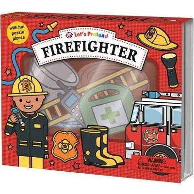 Let's Pretend: Firefighter Set: With Fun Puzzle Pieces Priddy RogerBoard Books