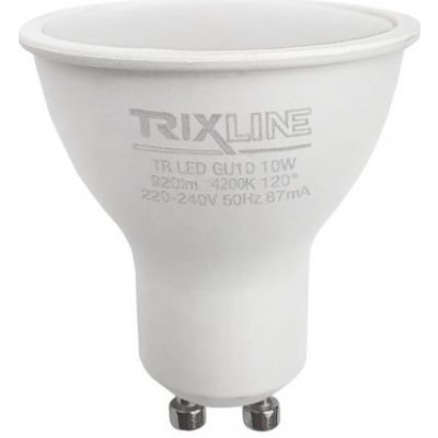 Trixline LED žárovka 10W 920lm GU10 denní bílá – Sleviste.cz