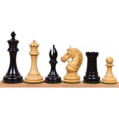 Šachové figurky American Staunton Ebony Lux – Sleviste.cz