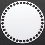 Naše galanterie Dno na košík plexi, kruh 15cm – Zboží Dáma