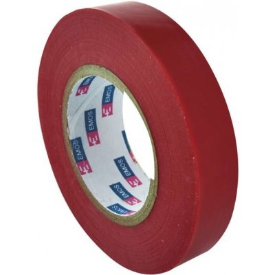 Emos F61513 Elektroizolační páska PVC 15 mm x 10 m červená – Zboží Mobilmania