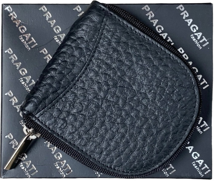 Pragati Fashion Kožená peněženka na mince a2 black