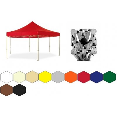 TENTino BIG HEXAGON 3x3x3 m 9A ZELENÁ – Zbozi.Blesk.cz