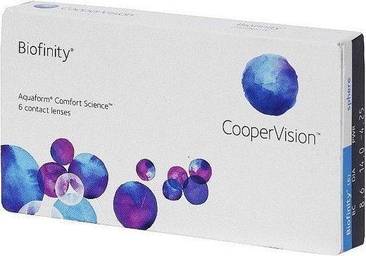 Cooper Vision Biofinity 3 čočky