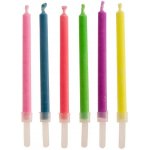 Dekora Barevné dortové svíčky se zápichem – Zboží Mobilmania