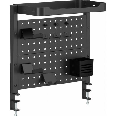 AlzaErgo Pegboard C40S Edge Shelf černý AE-EGPB-C40SB – Zboží Živě
