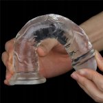 LoveToy Flawless Clear Dildo 7.0 – Zboží Dáma