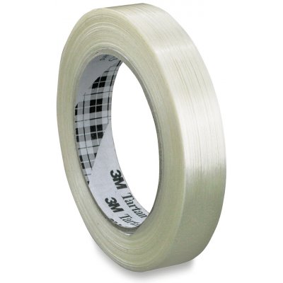 3M Tartan vyztužená balicí páska 19 mm x 50 m, transparentní – Sleviste.cz