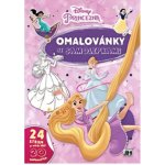 Princezny Omalovánky A4 se samolepkami – Hledejceny.cz