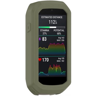 Accure silikonový obal na GPS cyklonavigaci Garmin Edge 1050 - tmavězelený | Zboží Auto
