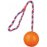 Trixie Vrhací míč hrbolatý na šňůře 7 cm / 30 cm – Zbozi.Blesk.cz