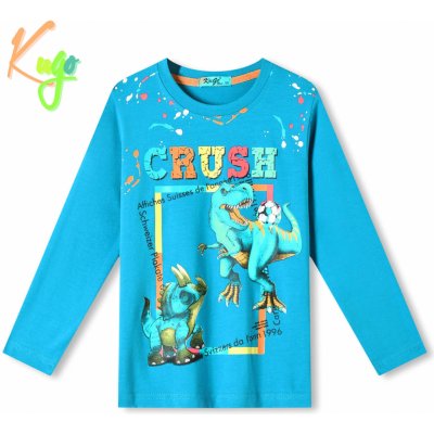 Kugo chlapecké tričko tyrkysová – Zboží Dáma