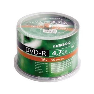 Platinet Omega DVD-R 4,7GB 16x, cakebox, 50ks (56316) – Zboží Živě