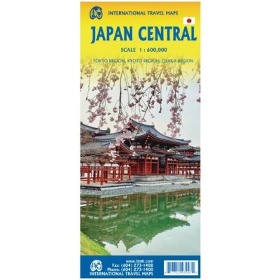 ITMB Publishing mapa Japan Central 1:600 t. ITM – Hledejceny.cz