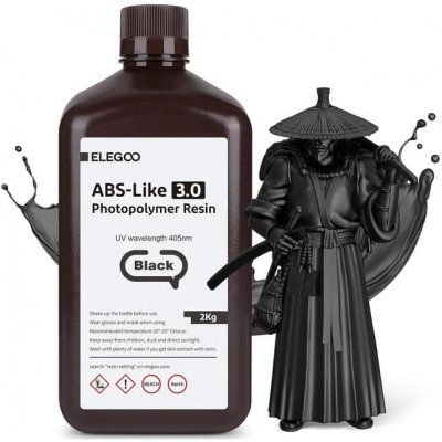 Elegoo ABS-like Resin V3.0 2KG Black 50.103.0147 – Zboží Živě