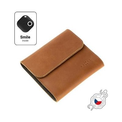 Fixed Kožená Smile Classic Wallet se smart trackerem FIXED Smile PRO hnědá