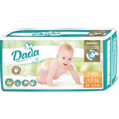 Dada Extra Soft 3 4-9 kg 54 ks – Zbozi.Blesk.cz