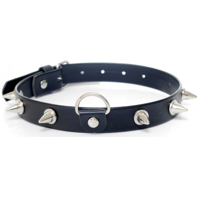 Obojek s kovovými bodci Fetish Boss Series Studs Collar 2 cm vysoký – Zboží Mobilmania