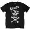 Pánské tričko s potiskem Misfits tričko Cross Bones Black