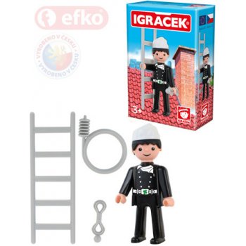 Efko IGRÁČEK Kominík figurka 7,5cm s doplňky v krabičce stavebnice