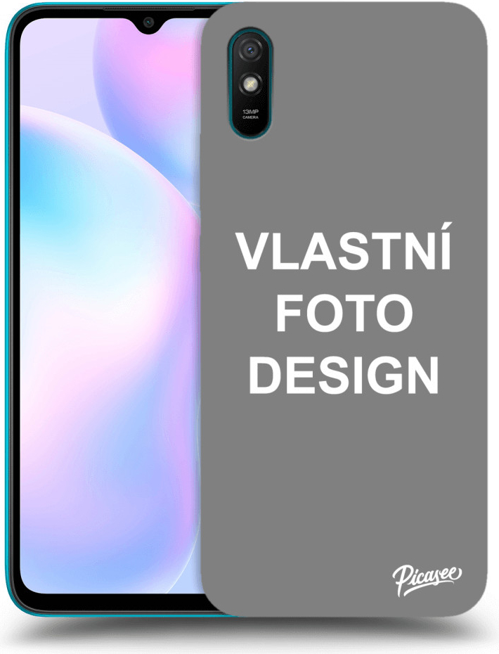 Pouzdro Picasee silikonové Xiaomi Redmi 9AT - Vlastní design/motiv čiré