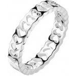 Šperky4U Ocelový prsten se srdíčky OPR1914 – Hledejceny.cz