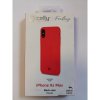 Pouzdro a kryt na mobilní telefon Apple Pouzdro Celly Feeling iPhone XS Max, červené