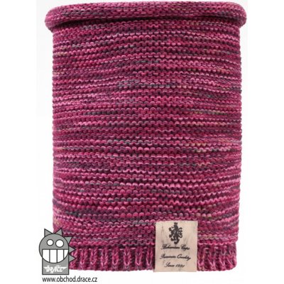 Dráče pletený nákrčník Colors 08 růžová – Zboží Mobilmania