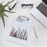 Leitz Wow A4 deska s klipem bílá – Zboží Mobilmania