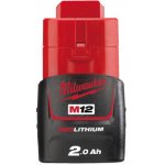 Milwaukee M12B2 2Ah 4932430064 – Zboží Dáma