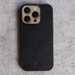 Vidra Brand MAGSAFE KOŽENÝ iPhone 12 / iPhone 12 PRO ČERNÝ – Zboží Mobilmania