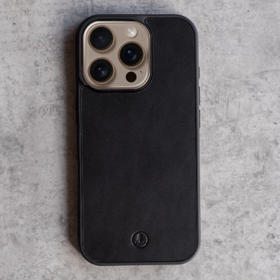 Vidra Brand MAGSAFE KOŽENÝ iPhone 12 / iPhone 12 PRO ČERNÝ – Zboží Mobilmania