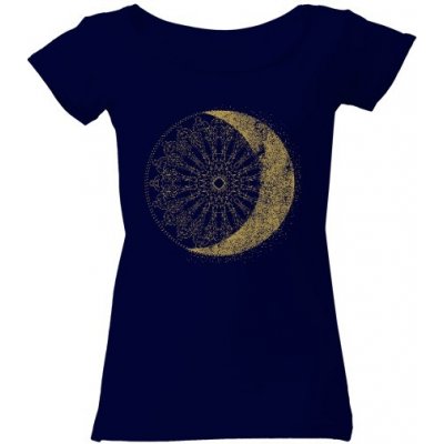 Tričko s potiskem Moon Dream Půlnoční modrá – Zboží Mobilmania