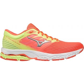 Mizuno Women Wave Prodigy 3 Neon Flame Silver Neo Lime