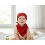 Dětský bavlněný šátek Miki LOVE červená – Hledejceny.cz