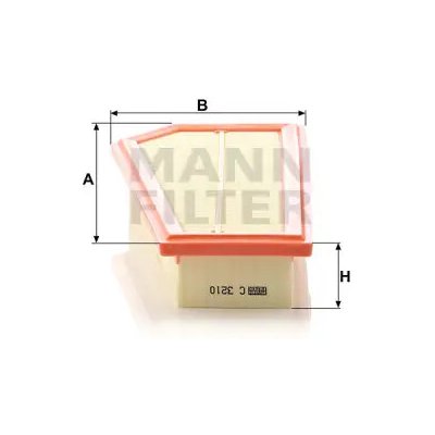 MANN FILTER Vzduchový filtr C 3210 – Hledejceny.cz