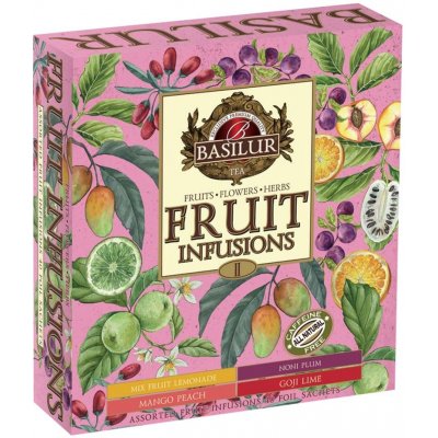 Basilur Fruit Infusions Assorted Vol.III přebal 40 gastro sáčků – Hledejceny.cz