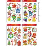 Okenní fólie MFP Paper vánoce glitr VA007 20x30cm – Hledejceny.cz