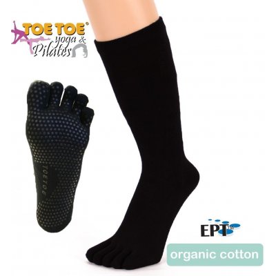 ToeToe JOGA klasické ABS prstové ponožky černá – Zboží Mobilmania