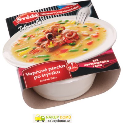 Švéda vepřové plecko po štýrsku 360 g – Zboží Dáma